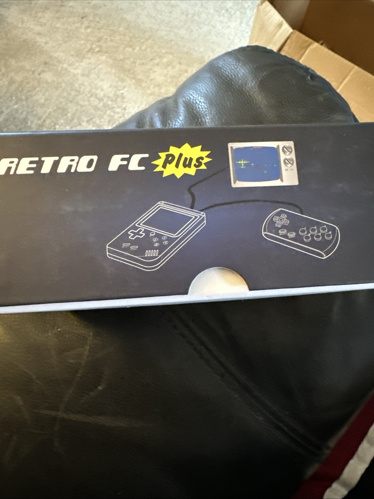 Retro FC Plus 168 in 1 Handheld Game Console (Black Color)