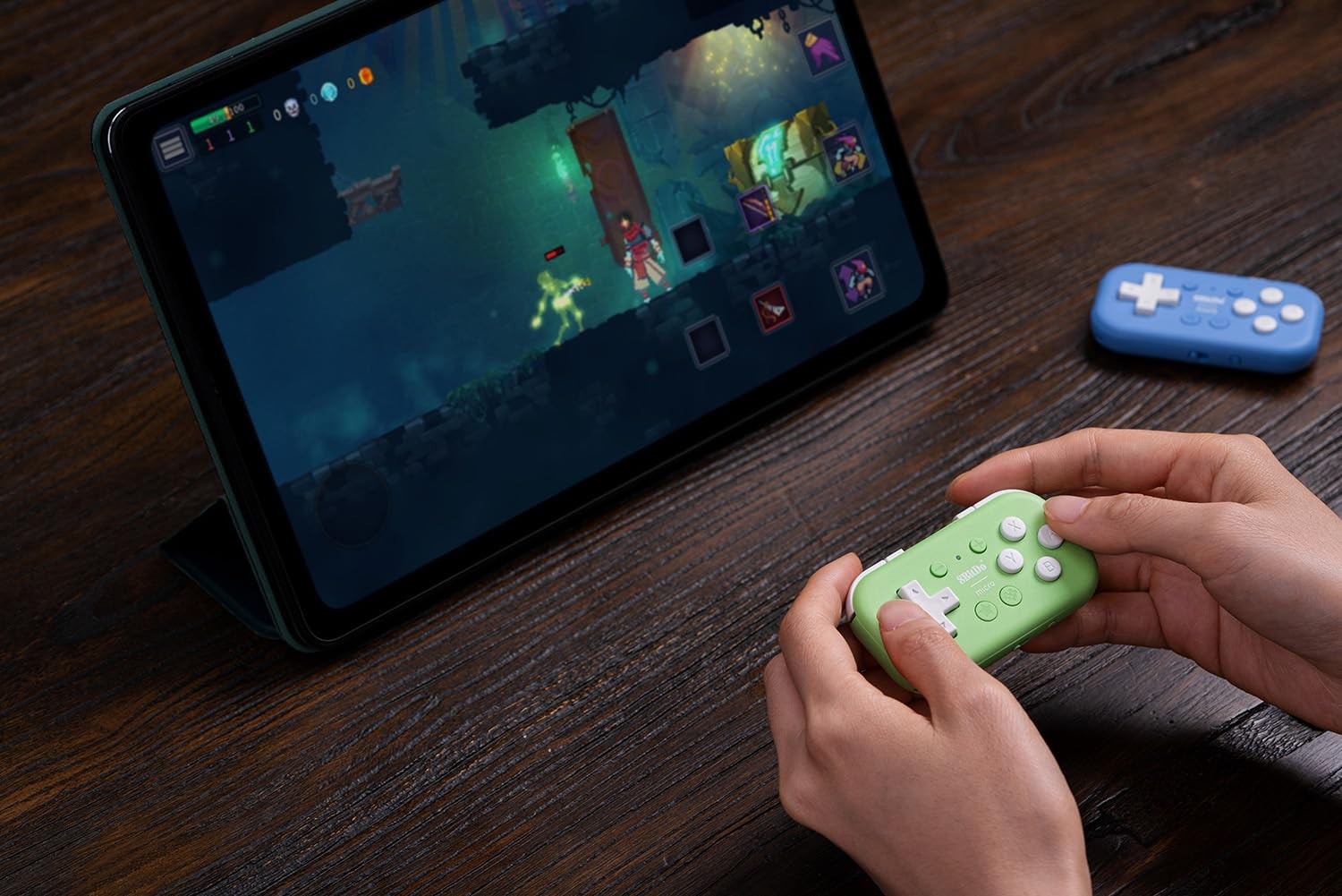 8Bitdo Micro Bluetooth Gamepad Pocket-sized Mini Controller for Switch, Green