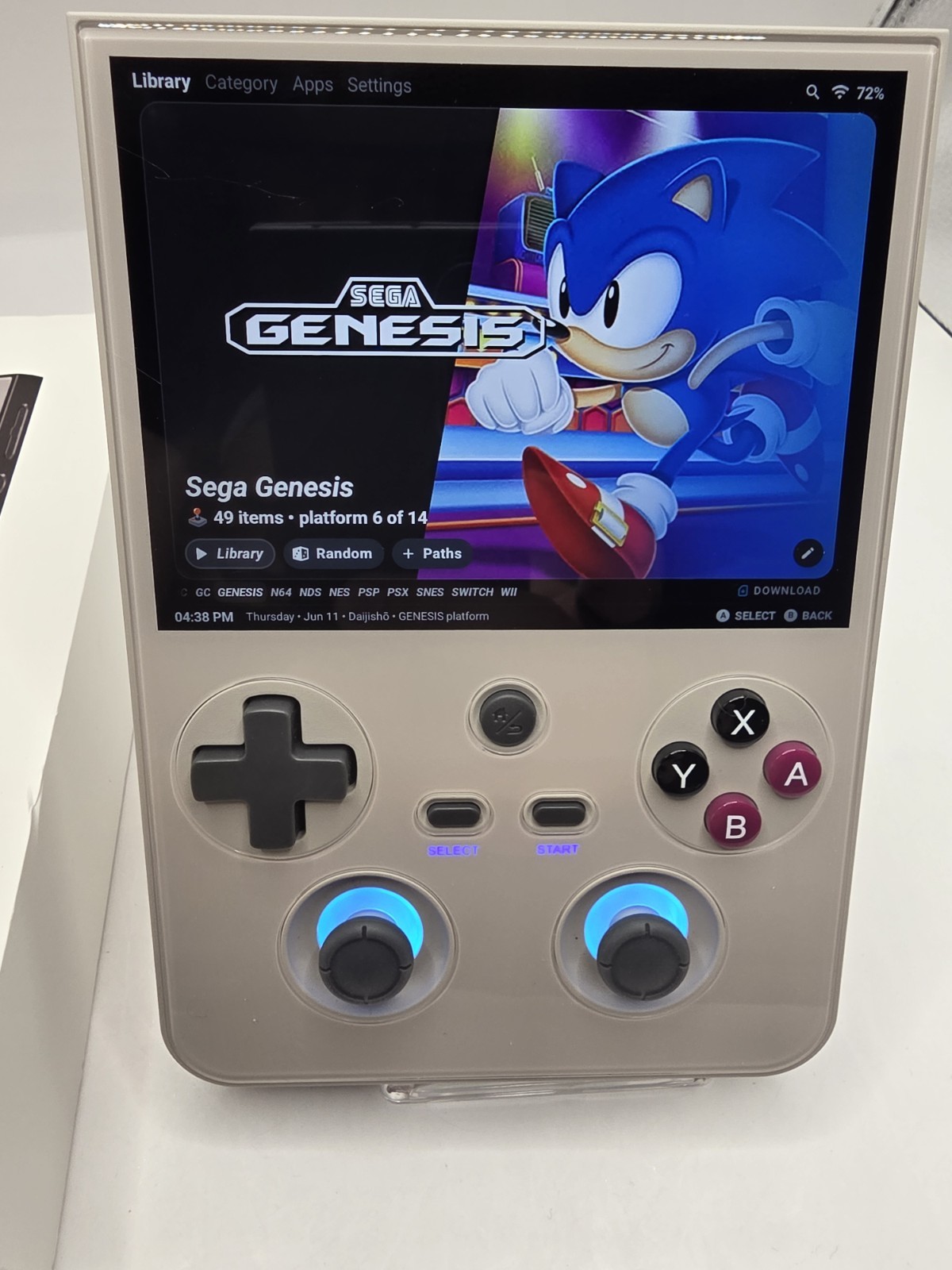 ANBERNIC RG477V 12GB/256GB Retro Gray Loaded Gamma Os 3k Games Ready To Play