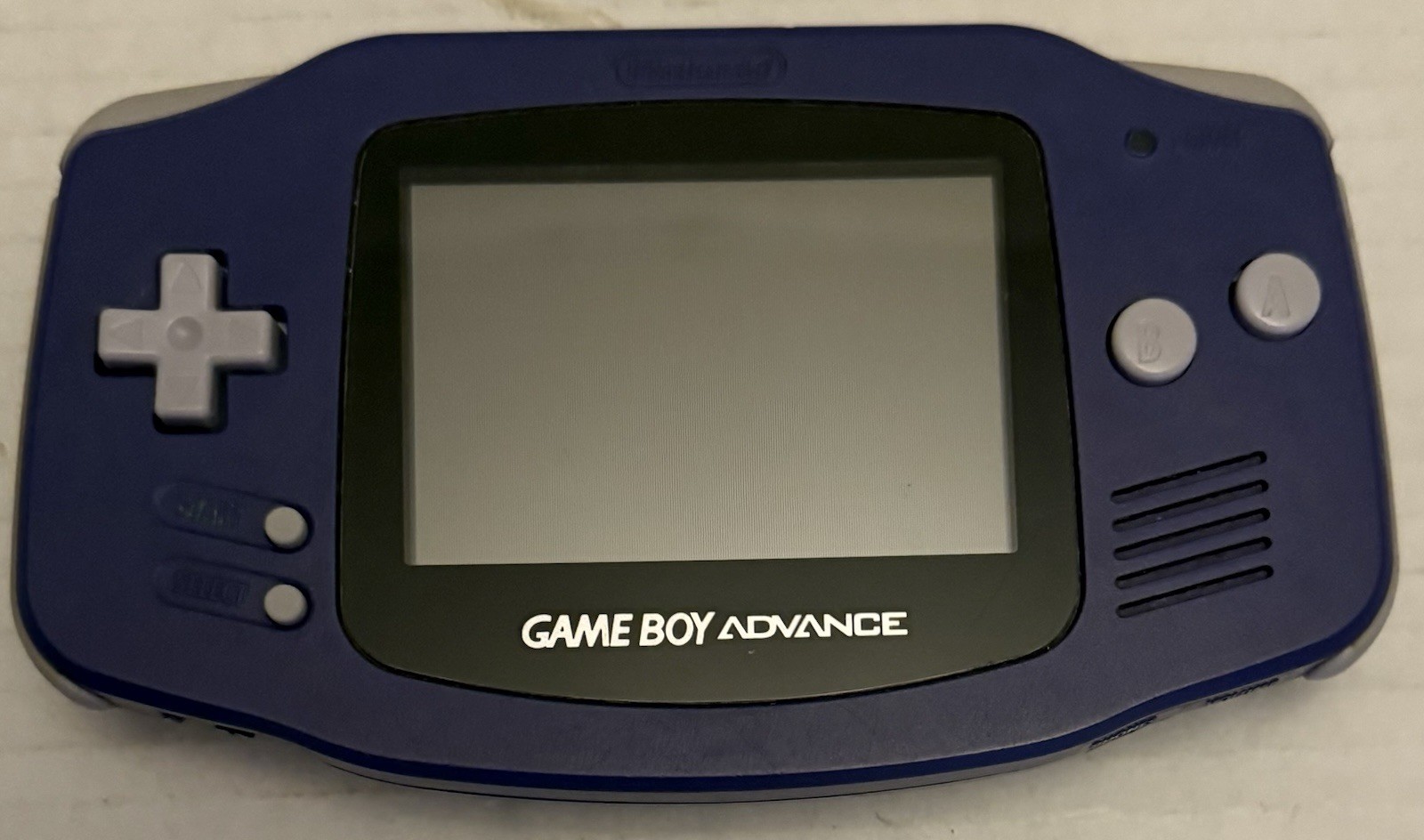 Nintendo Game Boy Advance Handheld System – Indigo/Purple – Tested