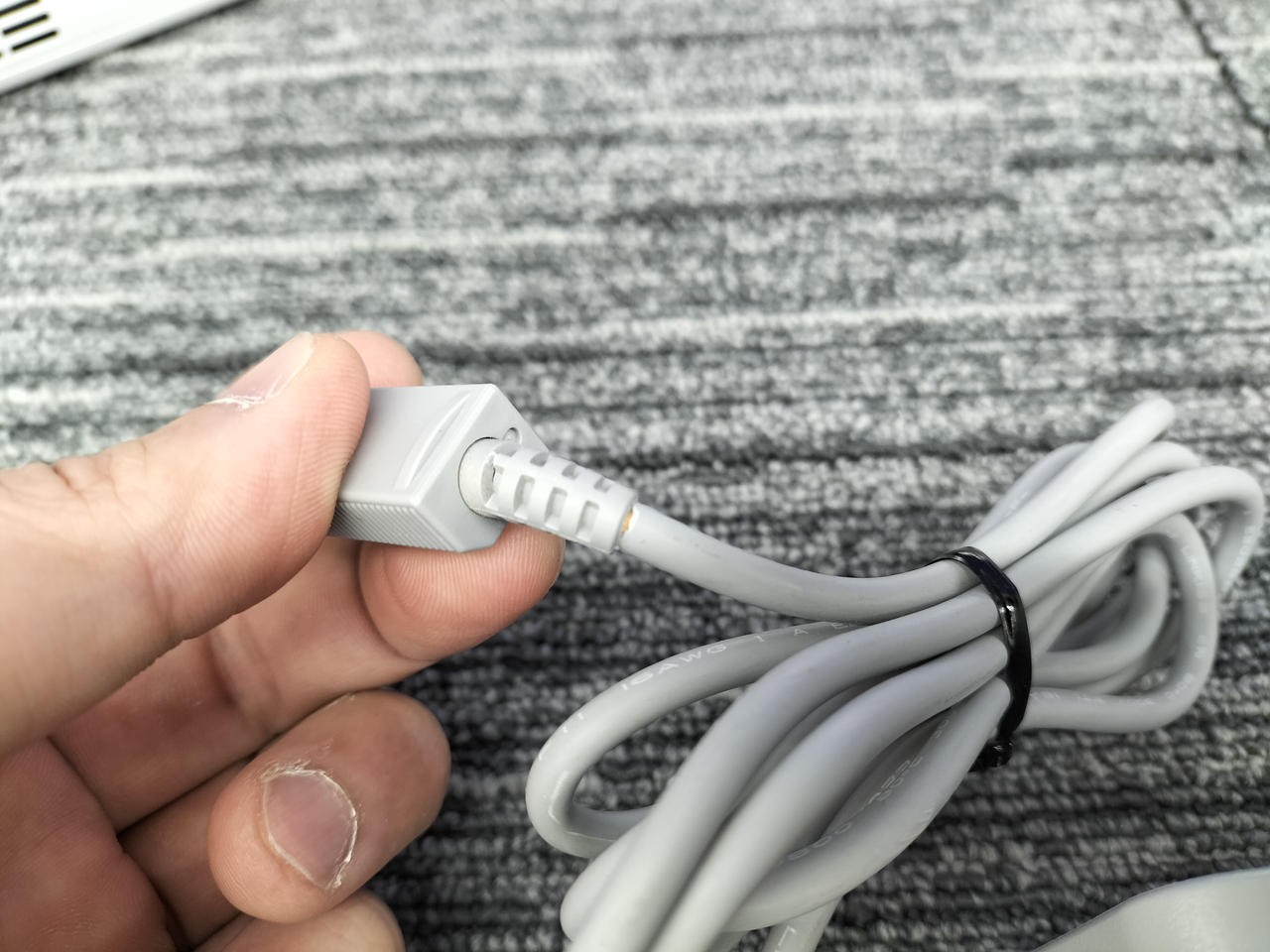 Power cable insulation damaged WIIU main unit Model WUP 001 NINTENDO