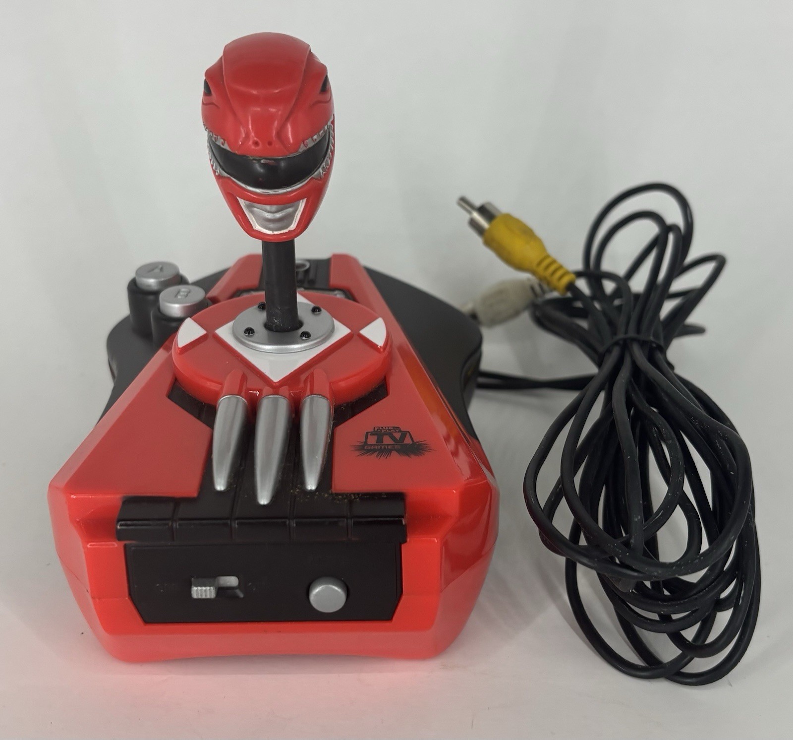 Jakks Pacific Power Rangers TV Games Plug Play Console Red Ranger Joystick 2006