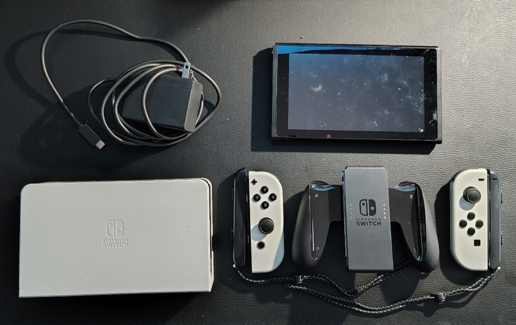 Nintendo Switch OLED Model White Handheld Console