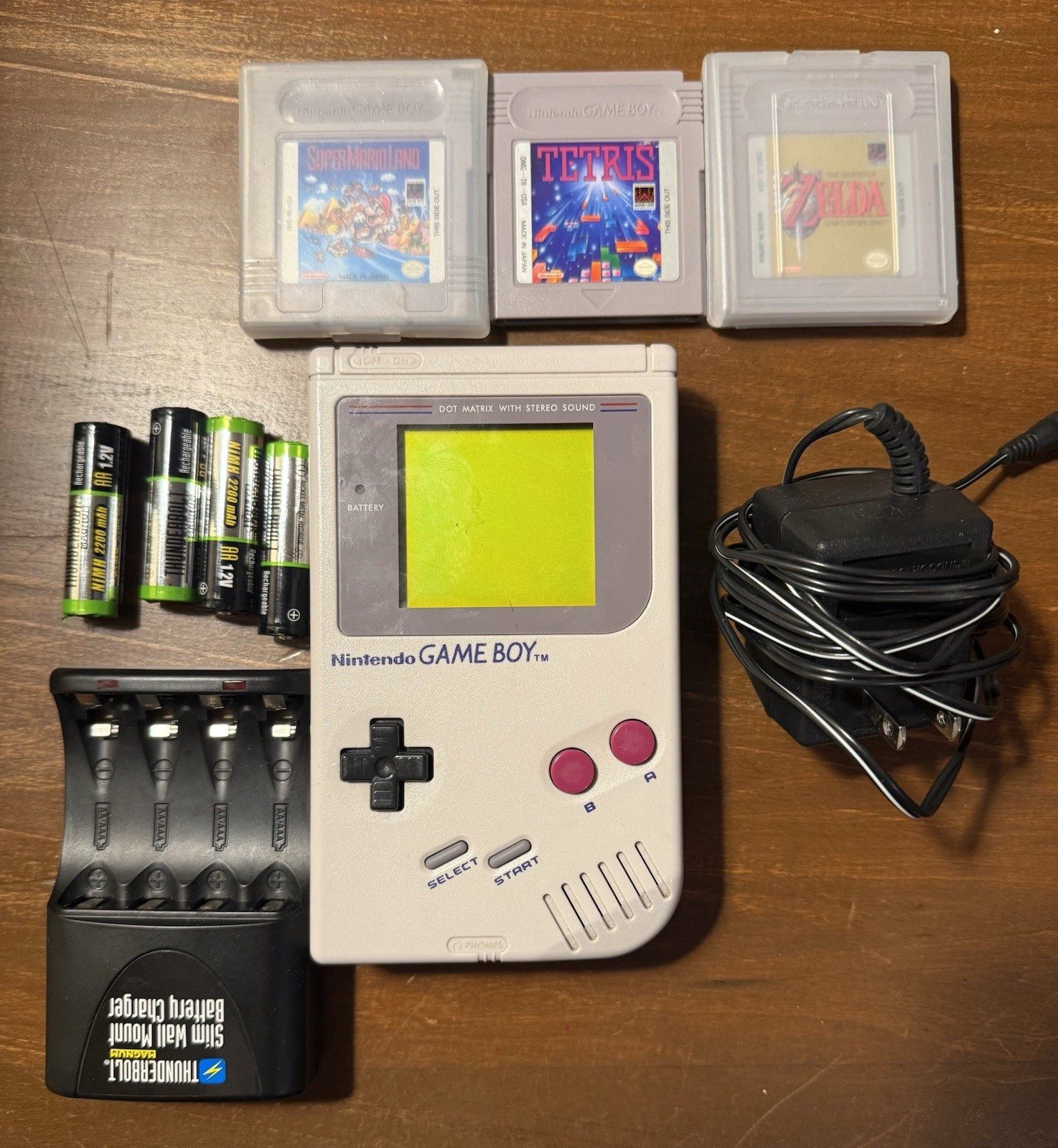 Nintendo Game Boy DMG-01 Original Gray Handheld Console Tested Working