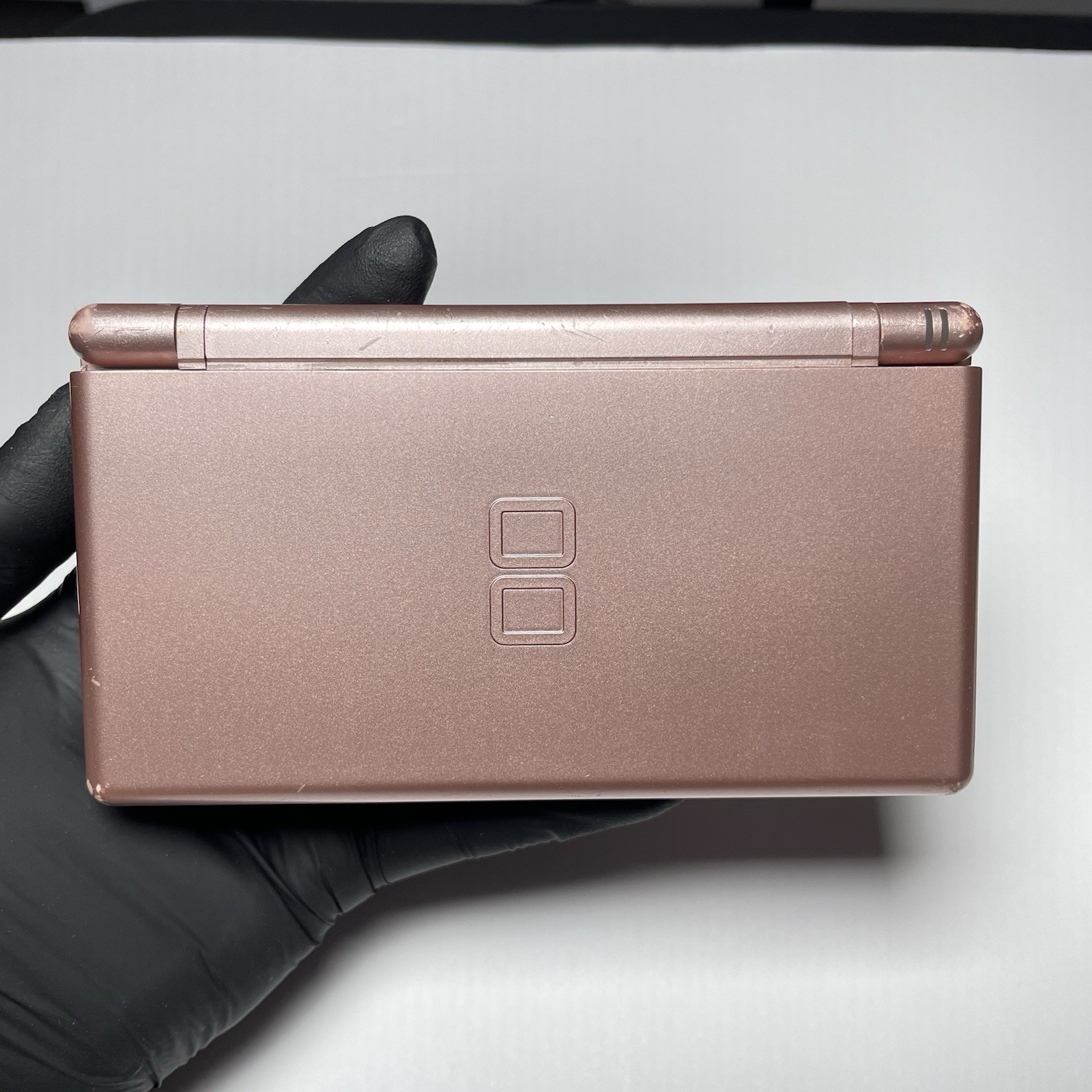 Nintendo DS Lite Handheld System- Metallic Pink Rose – Tested Working