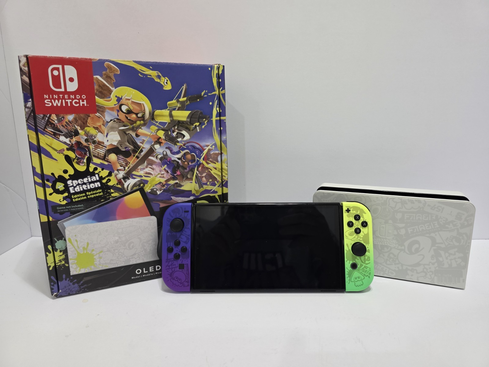 Nintendo Switch (OLED Model) Splatoon 3 Edition Video Game Console – 64GB