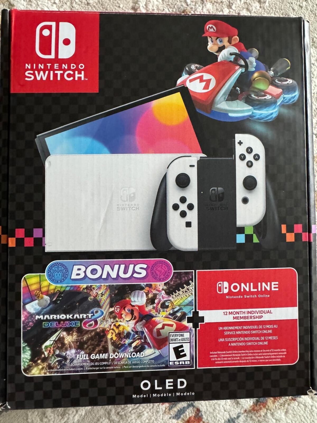 Nintendo Switch (OLED Model) HEG-001 Mario Red Edition 64GB Console