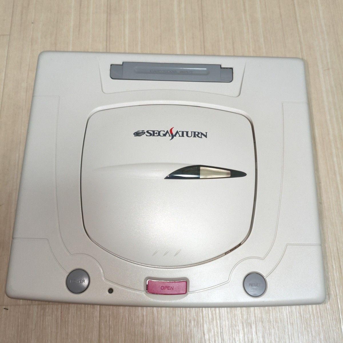 Sega Saturn HST-0014 Console Box Manual Cables Tested Japan