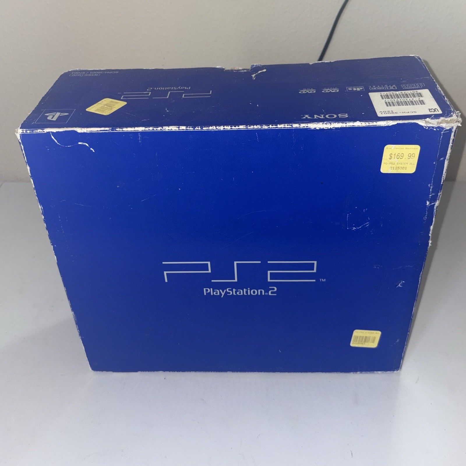 Sony Playstation 2 (PS2) SCPH-30001 Original Fat Console in Box Tested Working