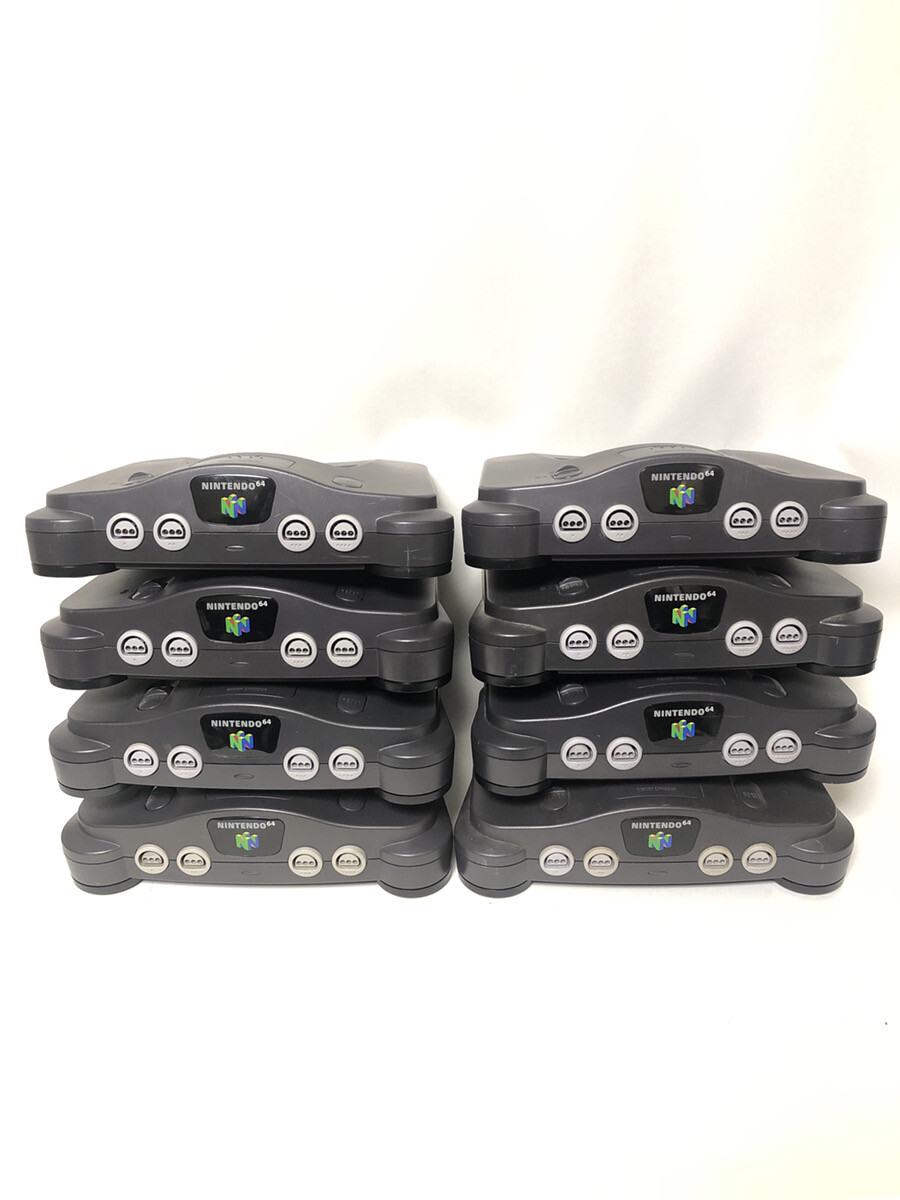 Nintendo 64 N64 Console Only Lot of 8 Tested Working Terminatorpack include JP11