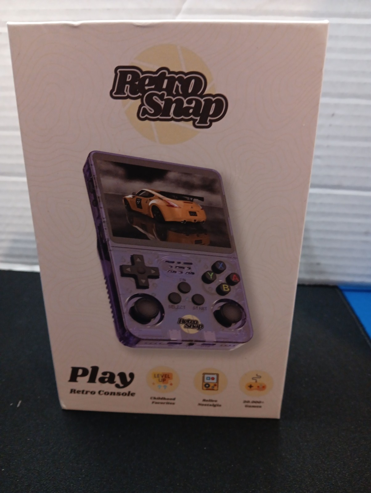 RetroSnap Play Retro Handheld Video Game System 128GB 20,000 Plus Games Purple