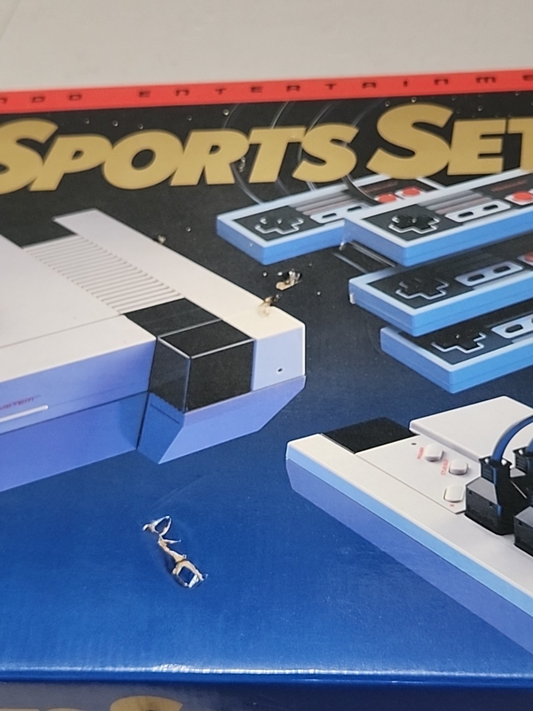 NES Sports Set Nintendo Entertainment System Console OriginalBox Untested Ass Is