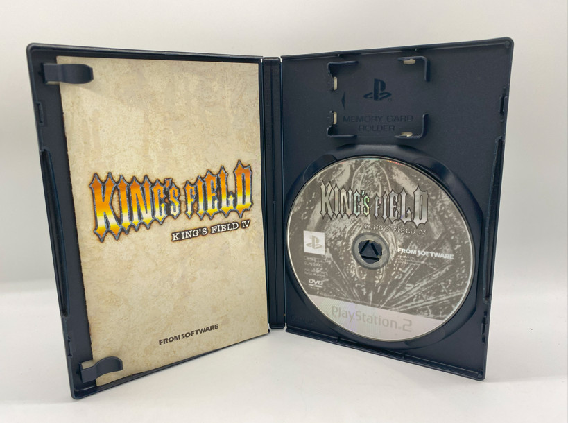 PS2 Playstation2 Kings Field 1 2 3 4 Slim Console Black CB NTSC-J SCPH-70000 set