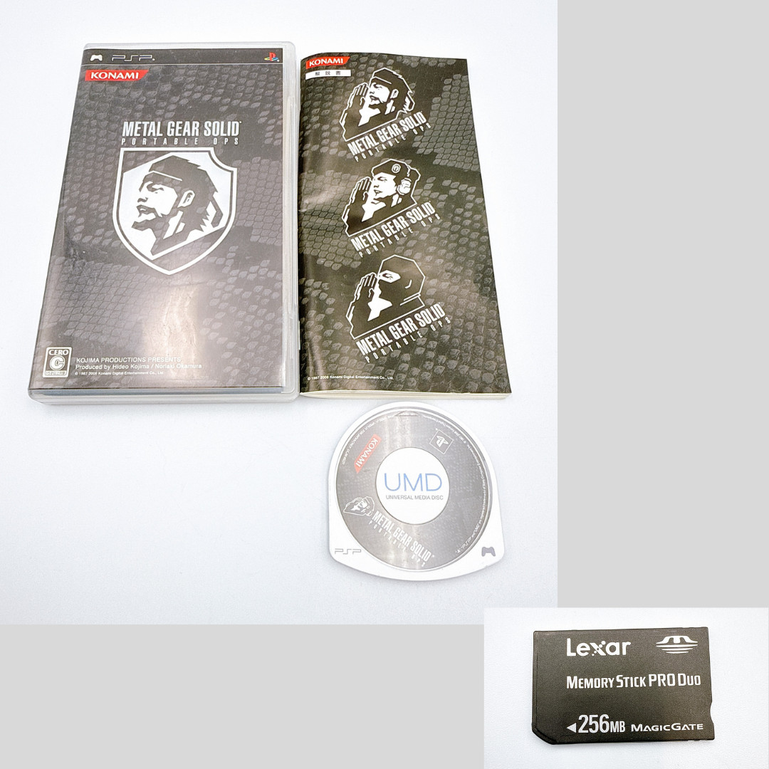 Sony PSP-1000 Console Metal Gear Solid Edition Limited Box Region free – Mint