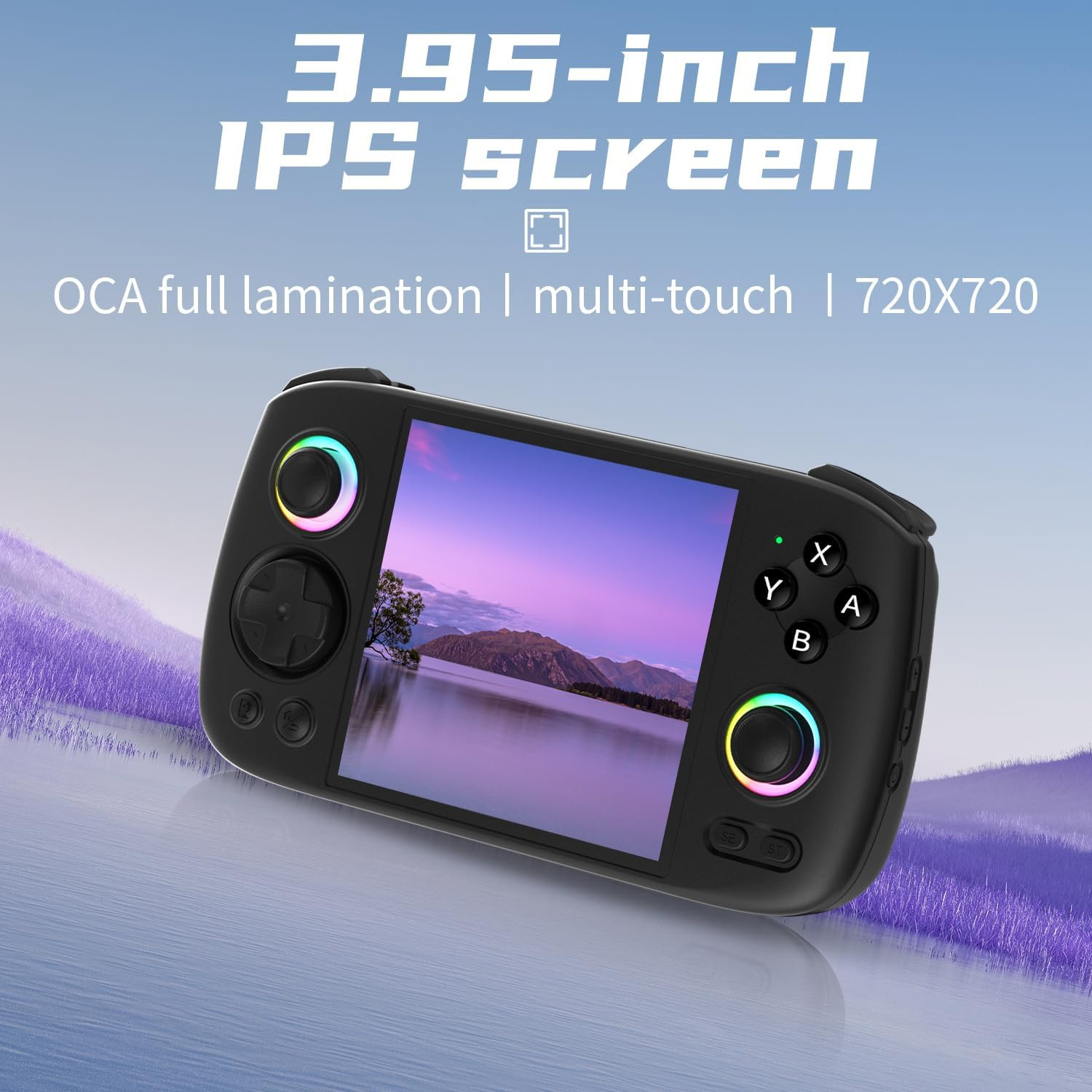 RG Cube Retro Handheld Game Console , Android 13 System Unisoc T820 Processor 3.