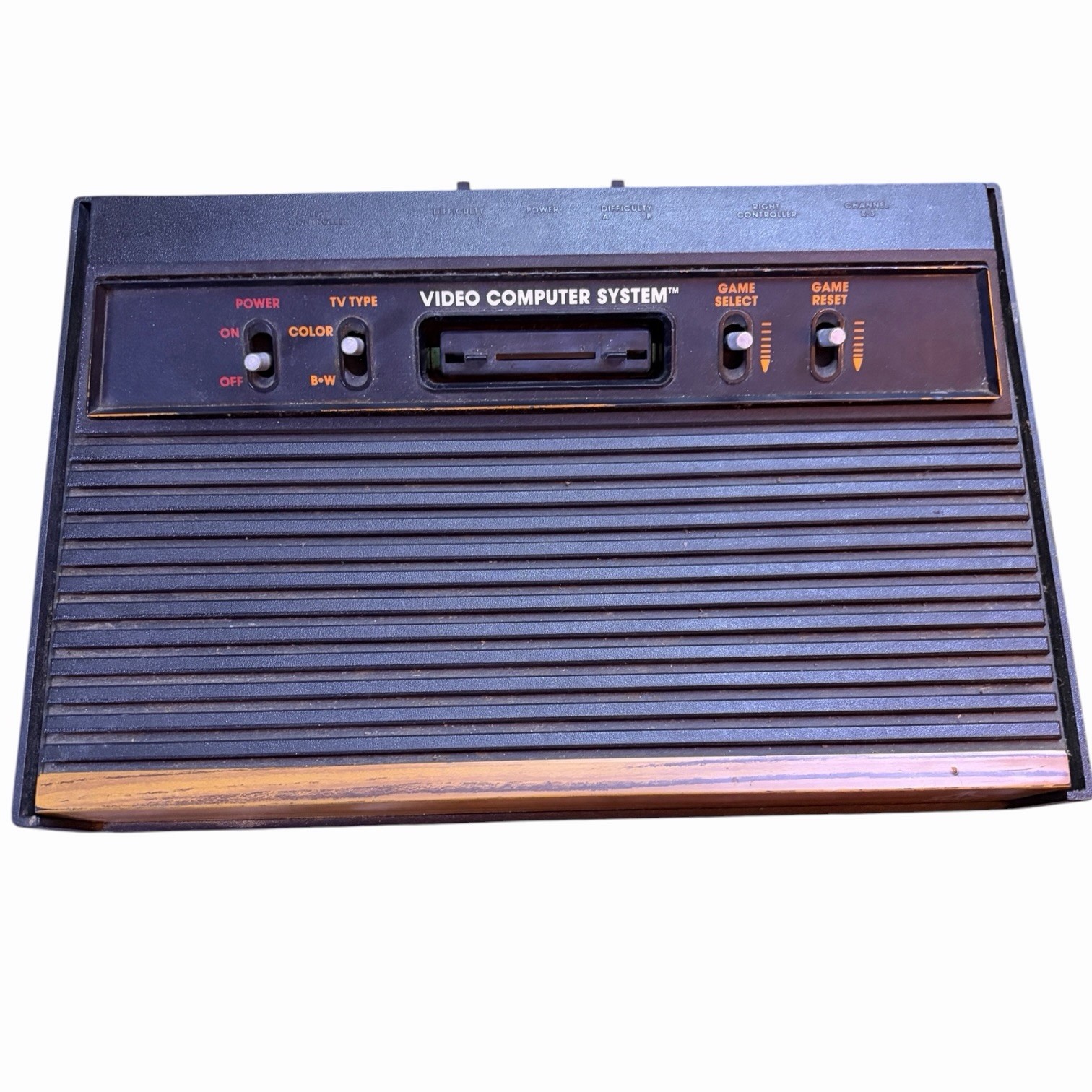 Atari 2600 Console 4-Switch Woody VCS – TESTED WORKING – Model CX-2600A