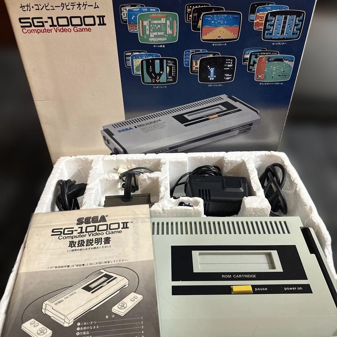 SEGA SG-1000 II Home Console Video Game System Retro Vintage Japan Used with Box