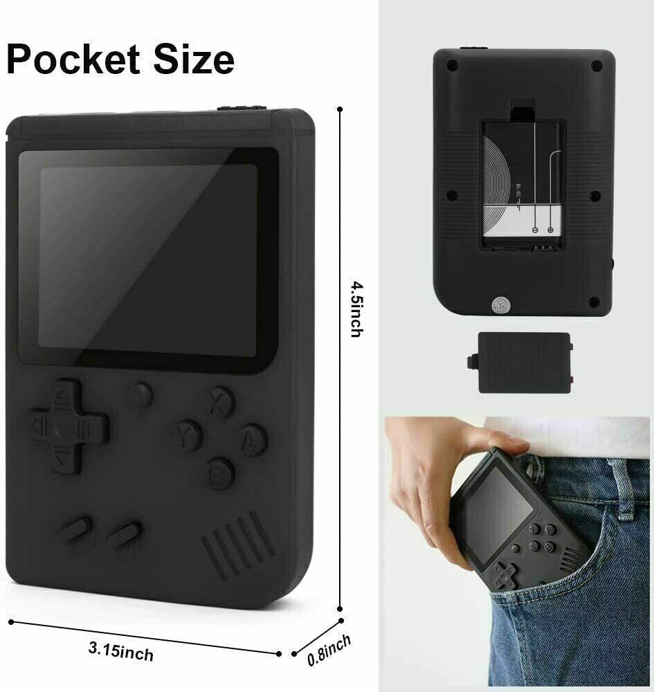 New Mini Retro Video Game Console 500 Games Portable Handheld Kids Game Console