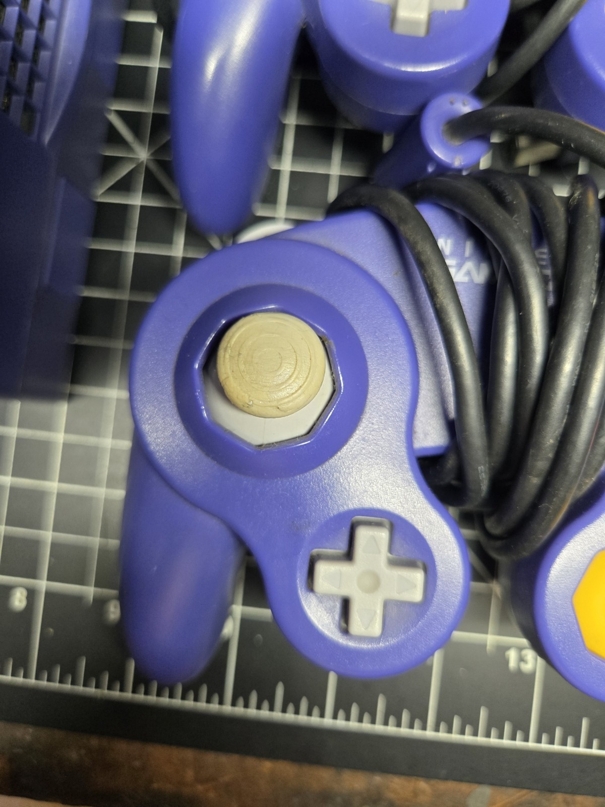 Nintendo Gamecube Indigo Purple – Console DOL-001 W/ OEM Power Supply & AV Cable