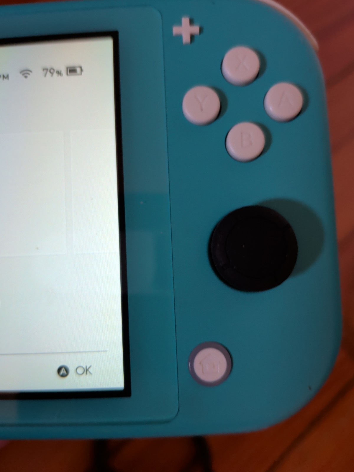 Nintendo Switch Lite Turquoise 32GB Console; Charger & Mario Odyssey Game – Fair