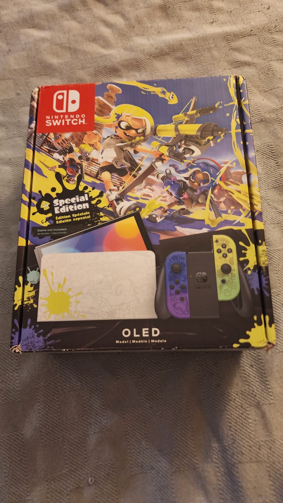 Nintendo Switch (OLED 1 Splatoon 3 Edition Video Game Console
