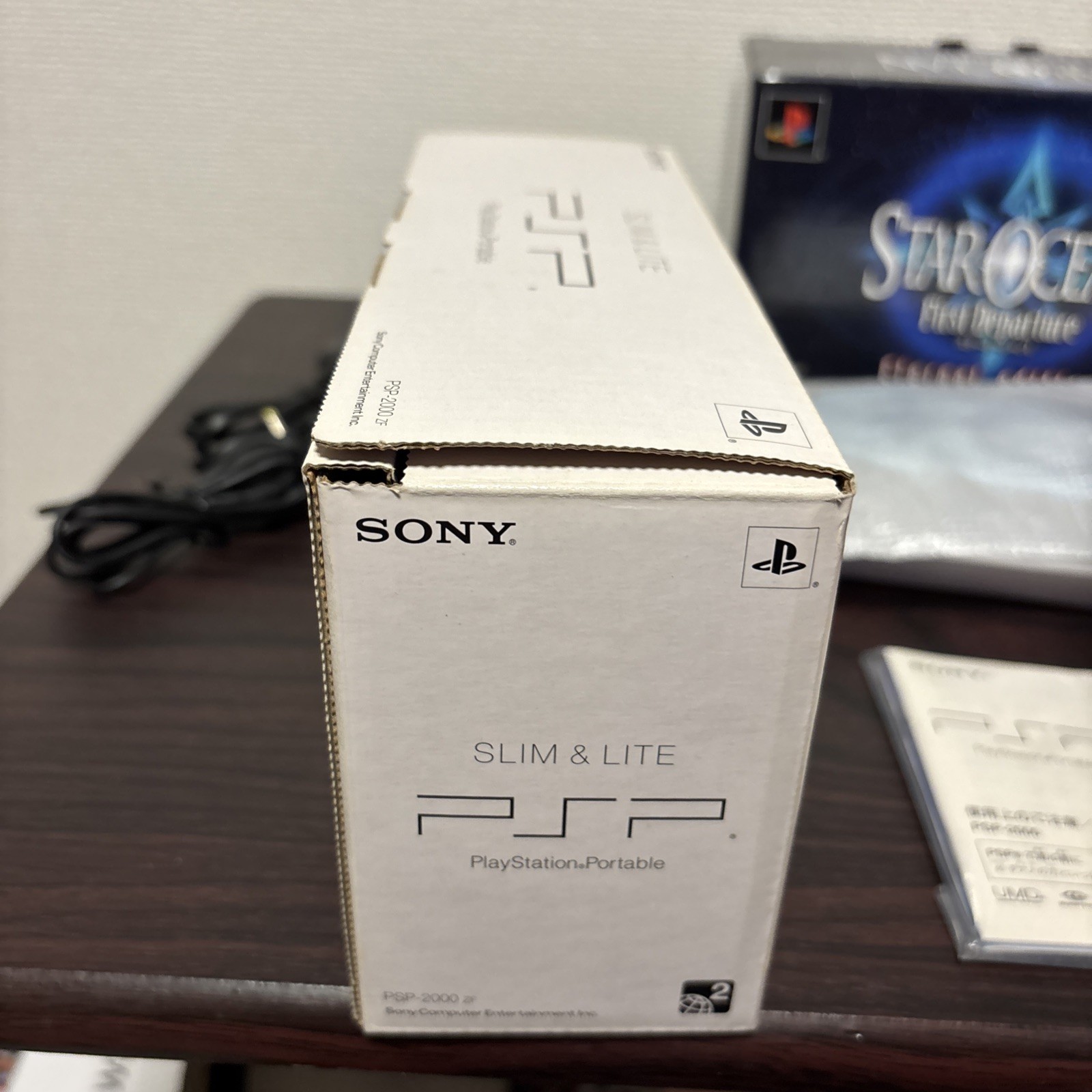 Sony PSP-2000 Console Star Ocean Limited Edition Charger Game Box Japanese