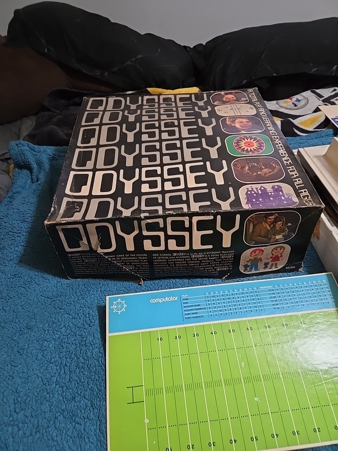 1972 Magnavox Odyssey with Games, Cards, And Controller Vintage Console Complete