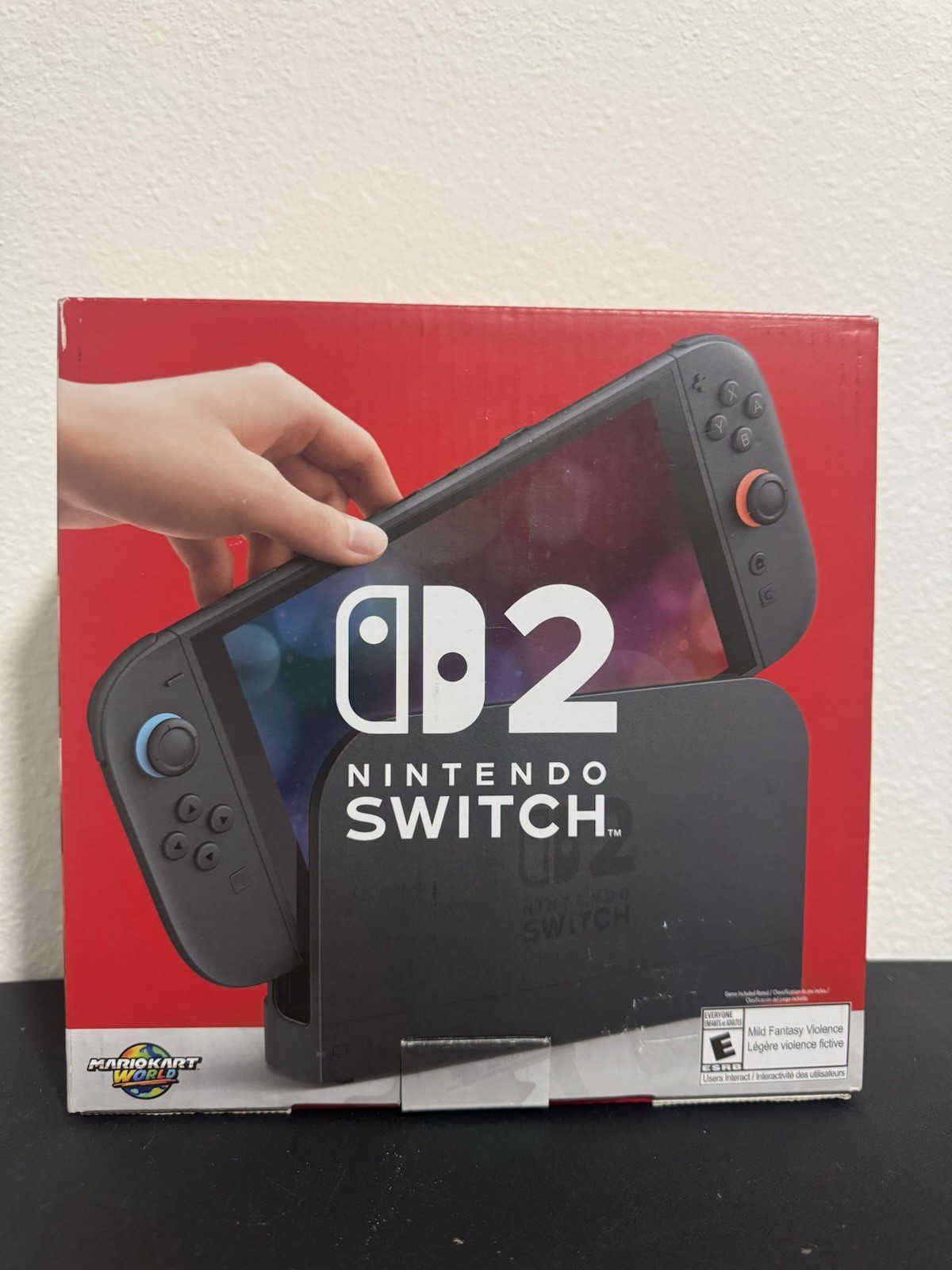 Nintendo Switch 2 Black Console Mario Kart World Bundle 256GB 1080p HDMI