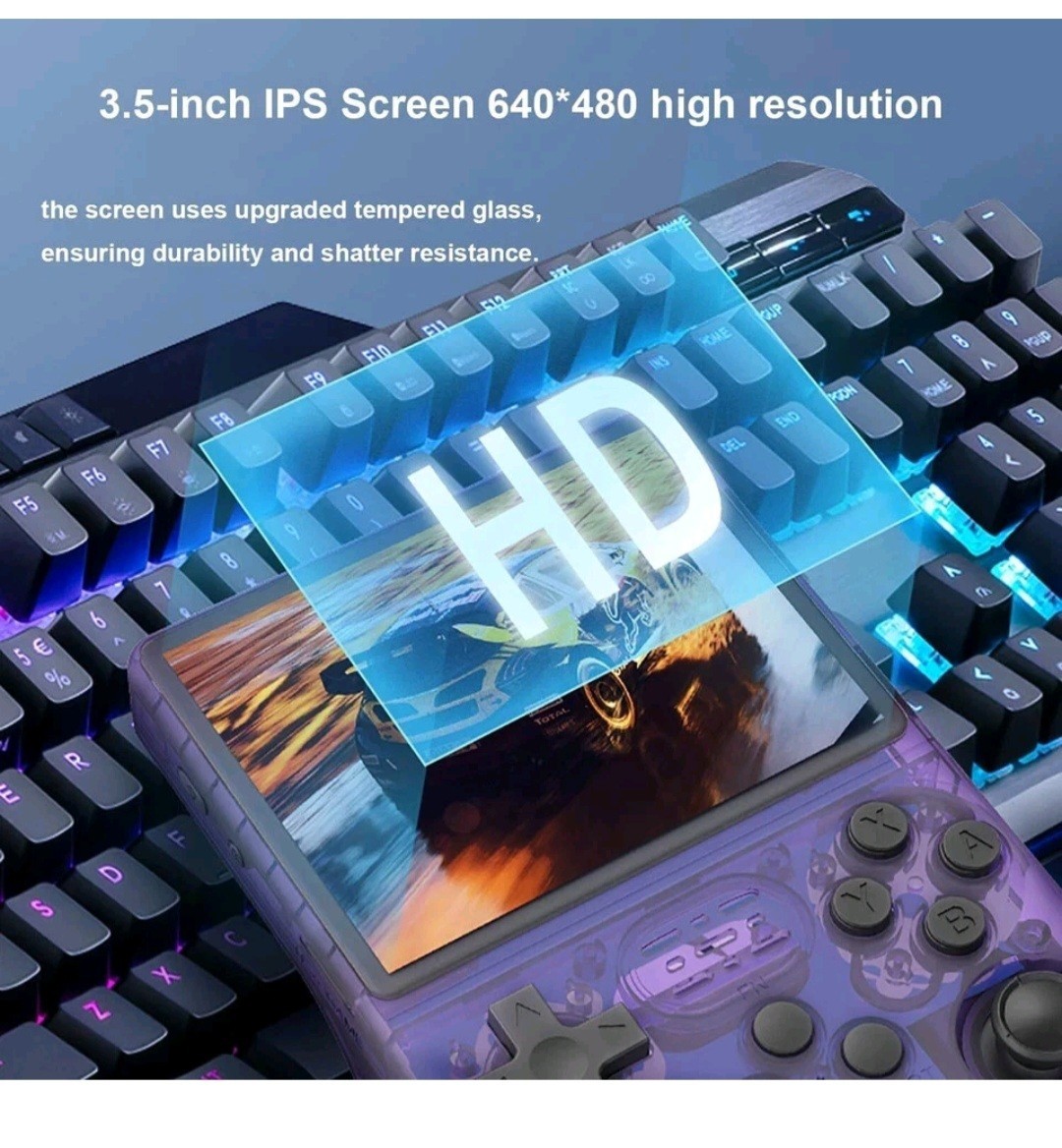 R36S Retro Handheld Video Game Console 20000 Games 3.5 Inch IPS Scree