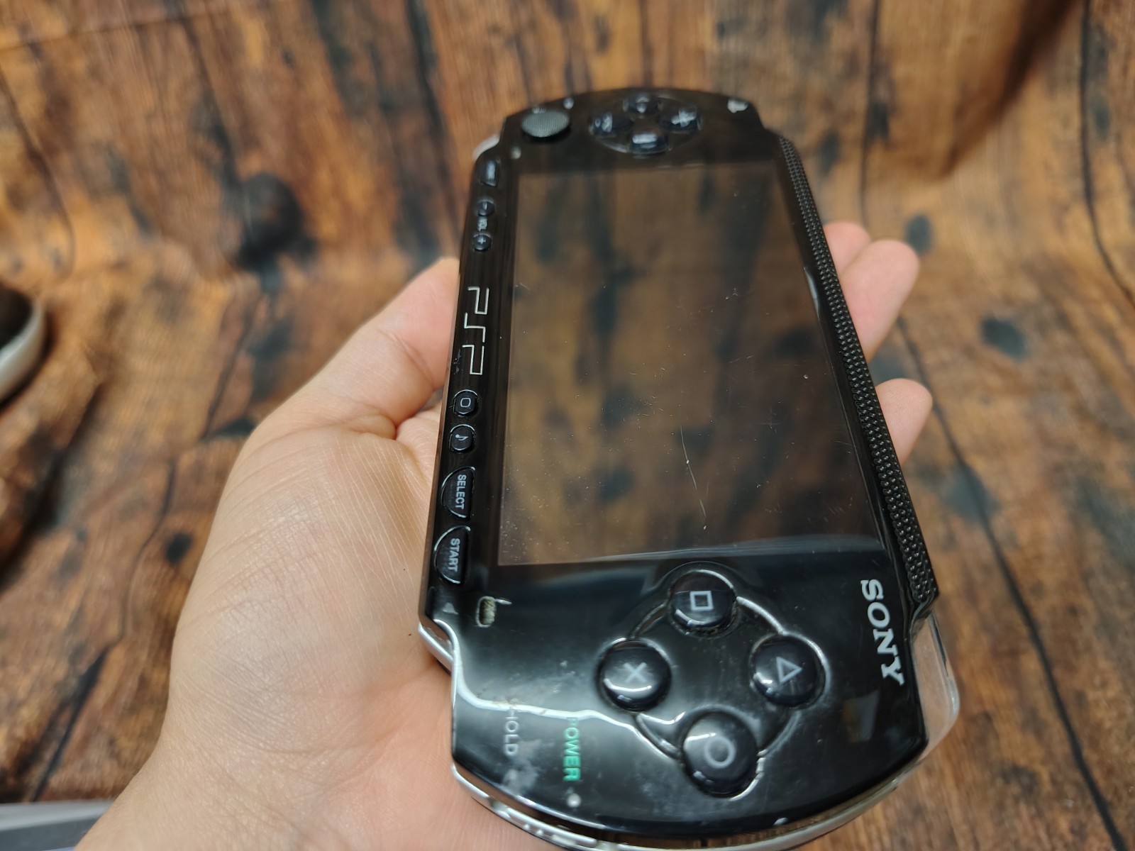 Sony PlayStation Portable PSP 1001 Black Fat Console Tested Working