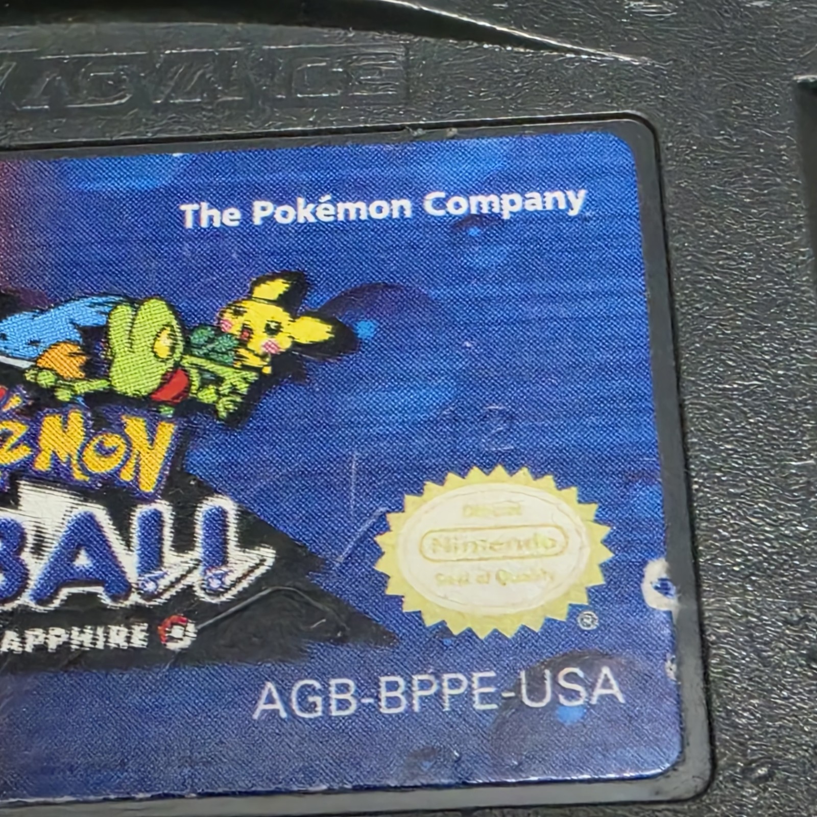 Nintendo GBA SP Console Cobalt Blue AGS 001 Bundle Games – Pokemon Pinball