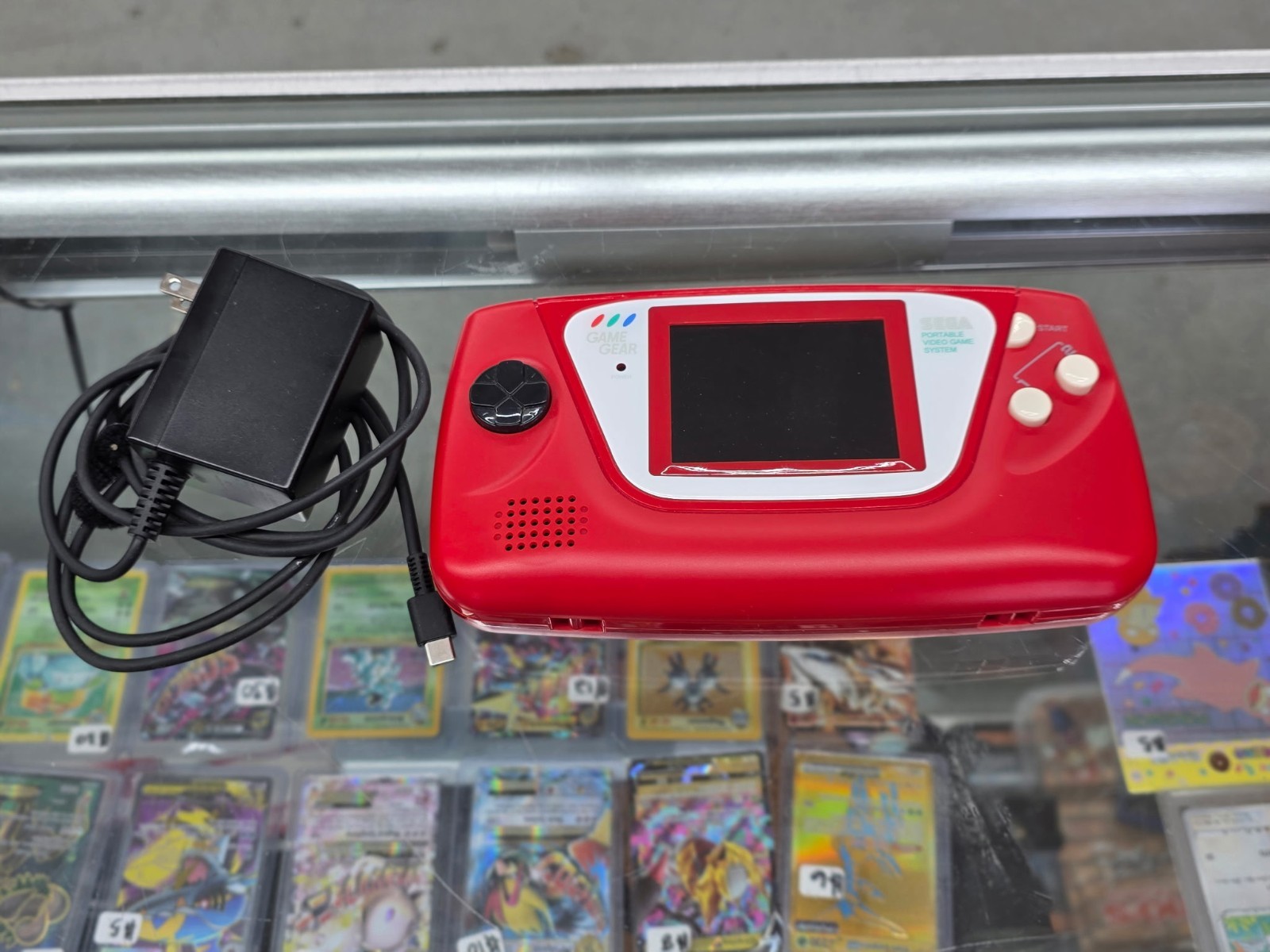 Game Gear Handheld (Has been reshelled, recapped, and uses a type c charger.)