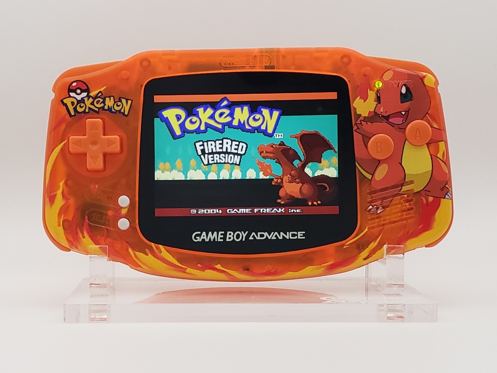 Charmander Game Boy Advance, Funnyplaying Backlit IPS Screen Pokemon Theme