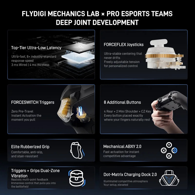 In Stock Flydigi Vader 5 Pro global version Wireless Bluetooth Gamepad Controlle