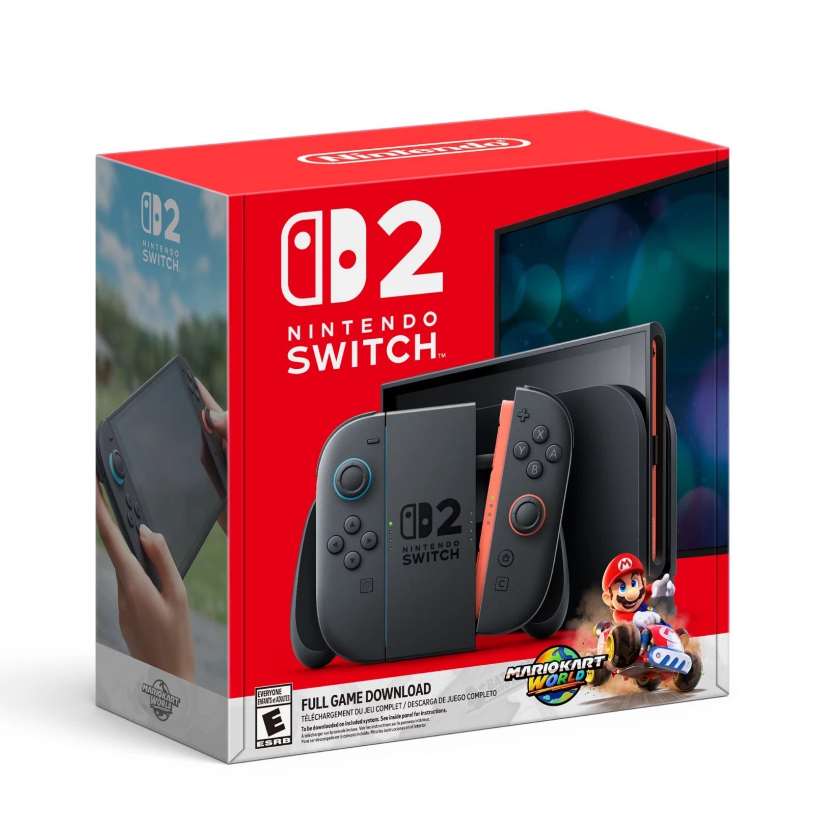 Nintendo Switch 2 Mario Kart World 256GB SD + Online Membership Expansion Pack