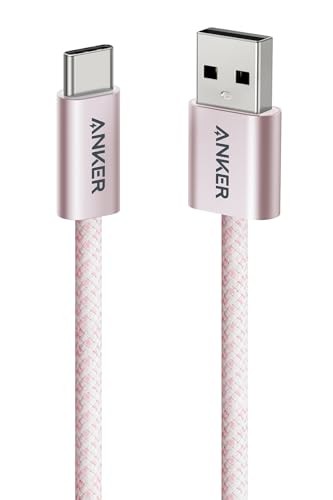 Anker Zolo USB-C to USB-A Cable 1.0m Pink USB-IF Certified Made with Durable