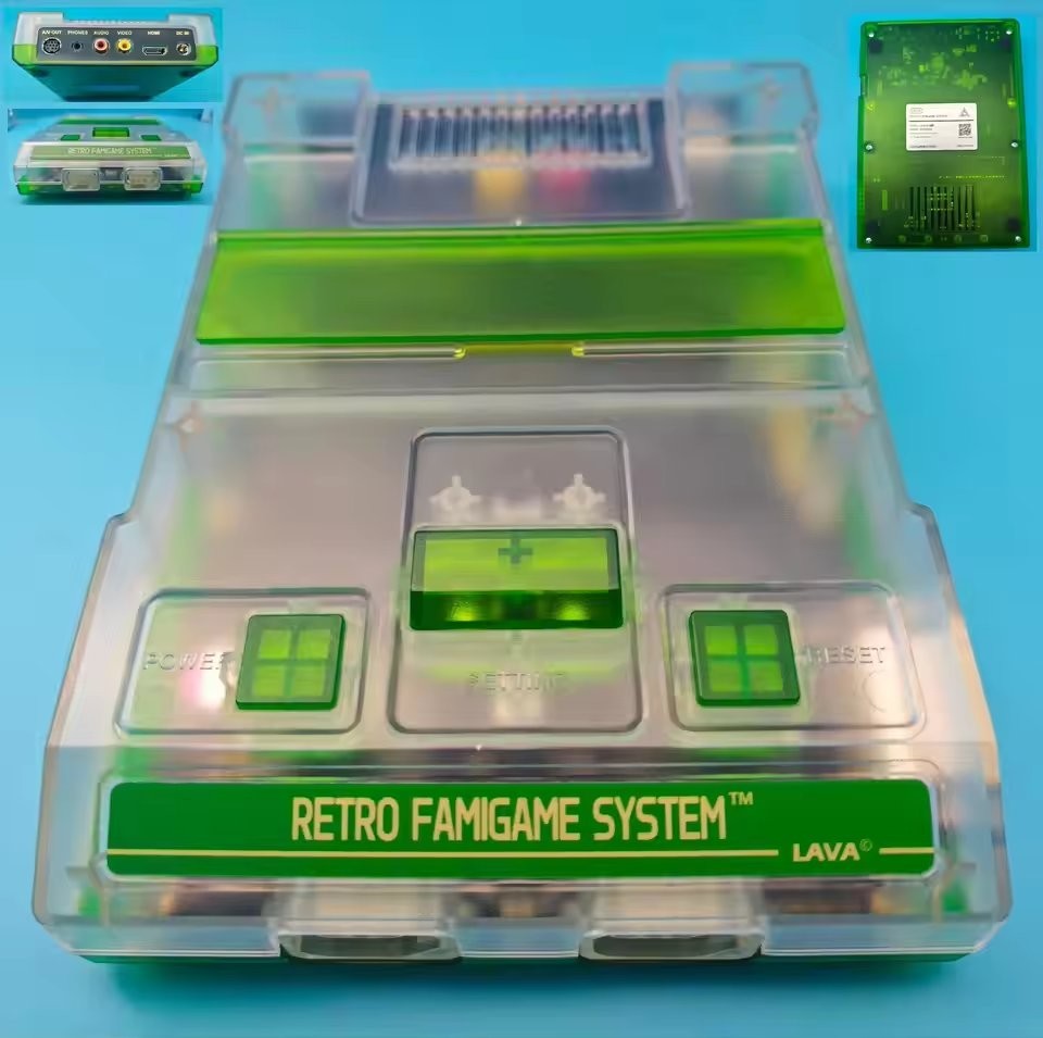 Lava-FC Pro NES Famicom Retro Console 1080p HDMI RGB Output Everdrive Compatible