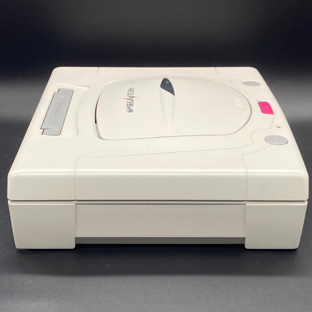 Sega Saturn White Console HST-3220 Tested Works Japanese NTSC-J Retro Game Syste