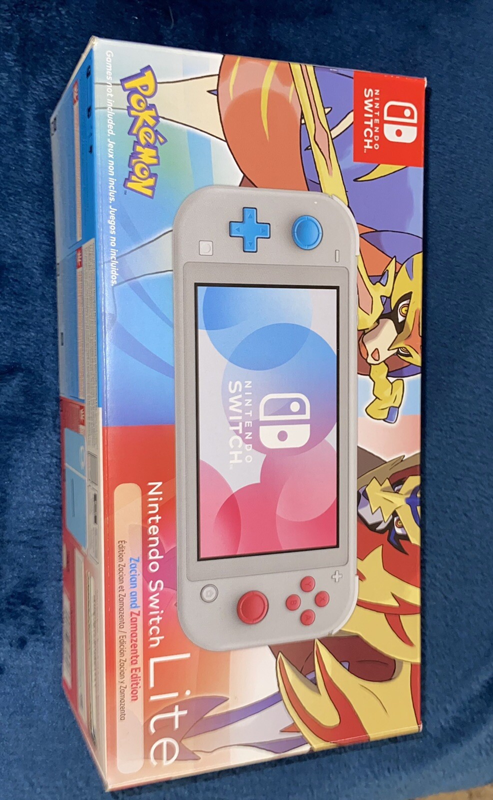 Nintendo Switch Lite Pokemon Zacaian and Zamazenta Edition 32 GB – Gray
