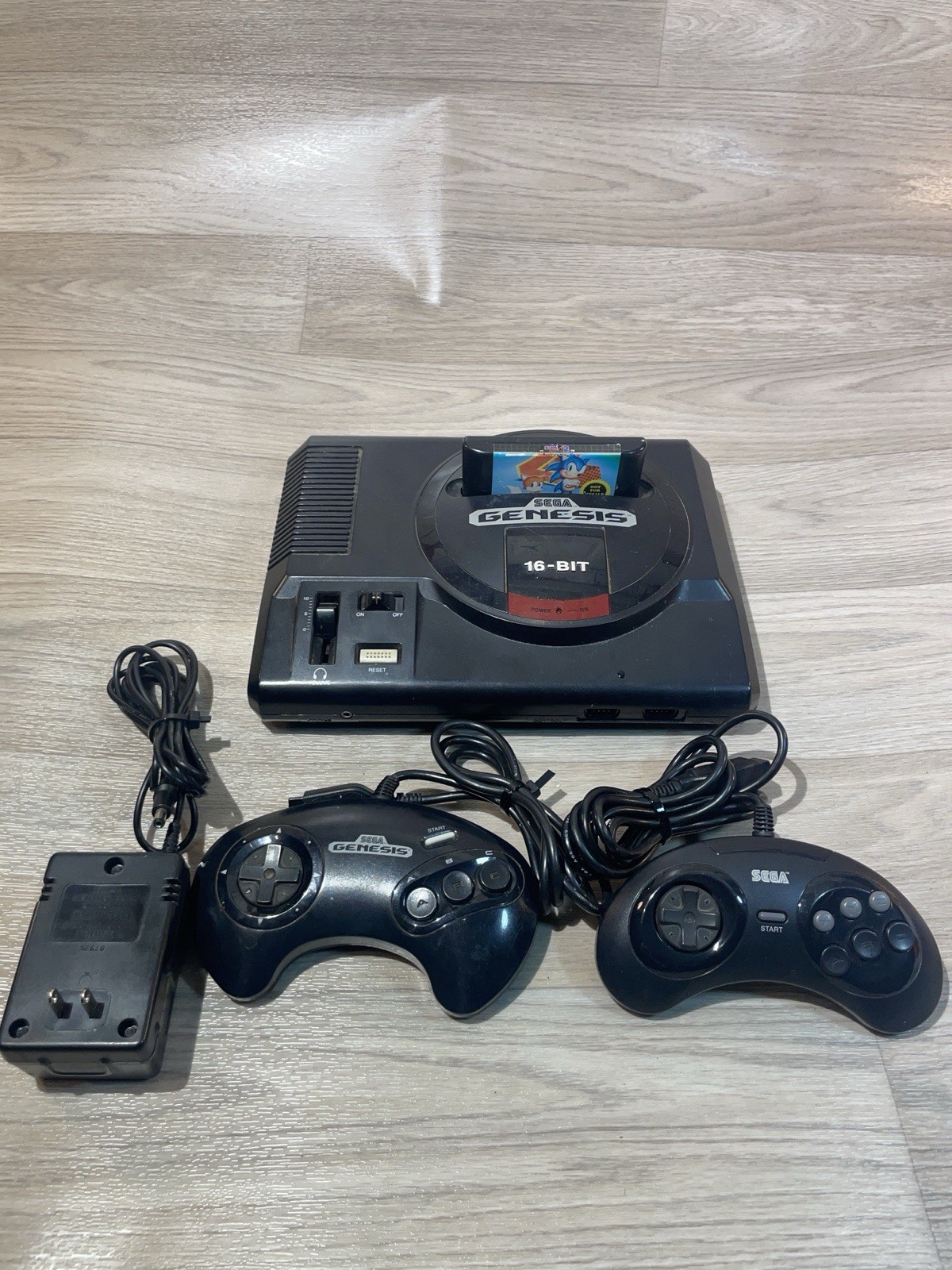 Sega Genesis Model 1 Console Bundle Sonic Classics 6 Button Used Tested