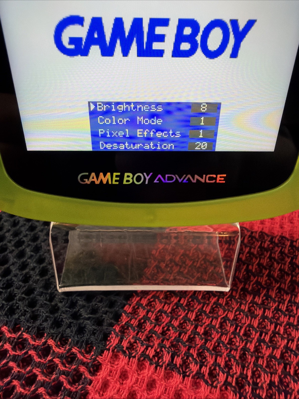 Nintendo Game Boy Advance Handheld – Electric Yellow – Upgraded IPS Screen