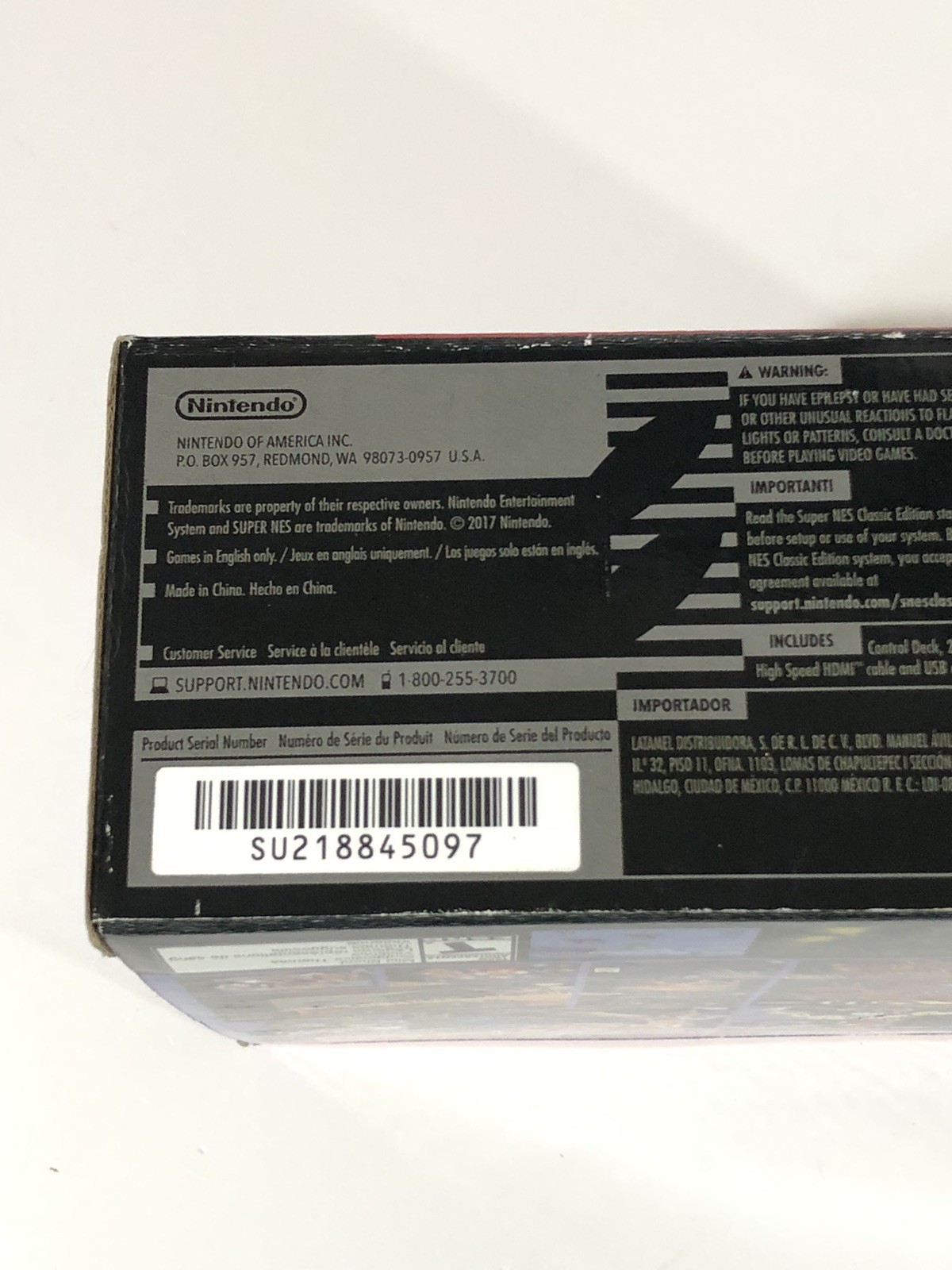 Authentic SNES Super Nintendo Classic Mini Super Entertainment System 21 Games