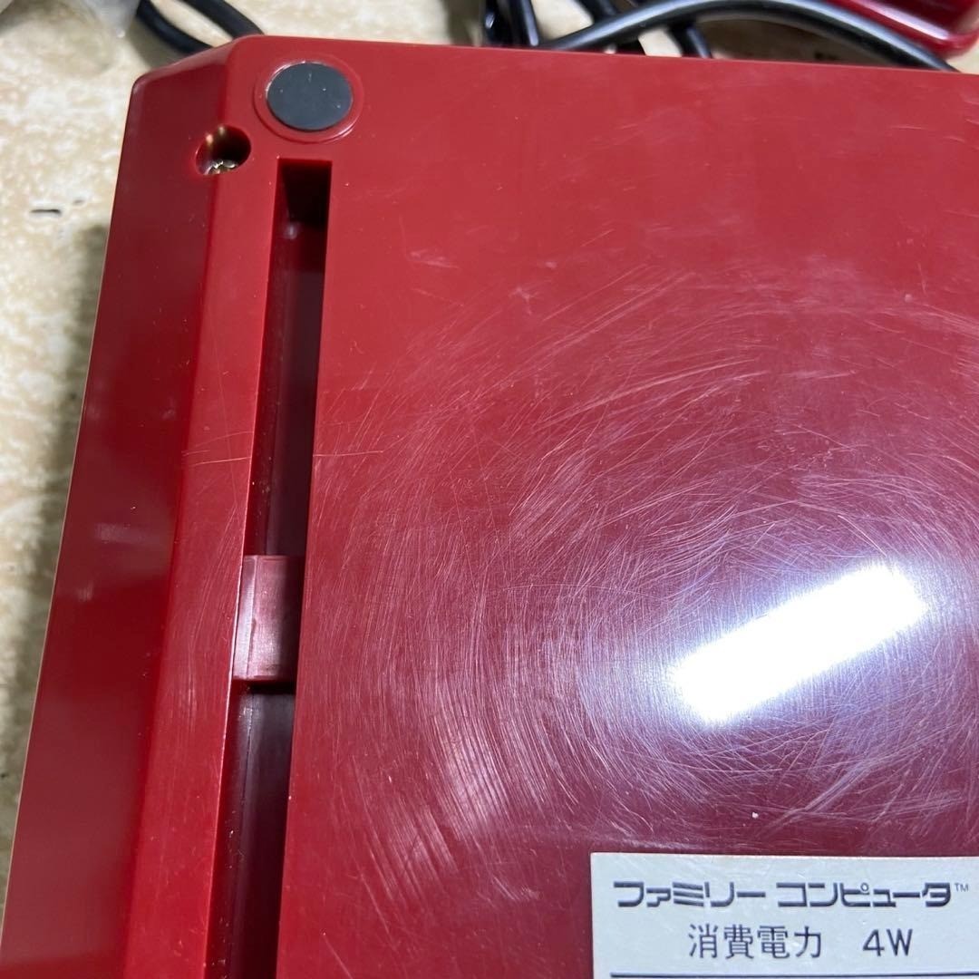 Nintendo Family Computer Famicom Square Button Console Boxed Tested Working 7157
