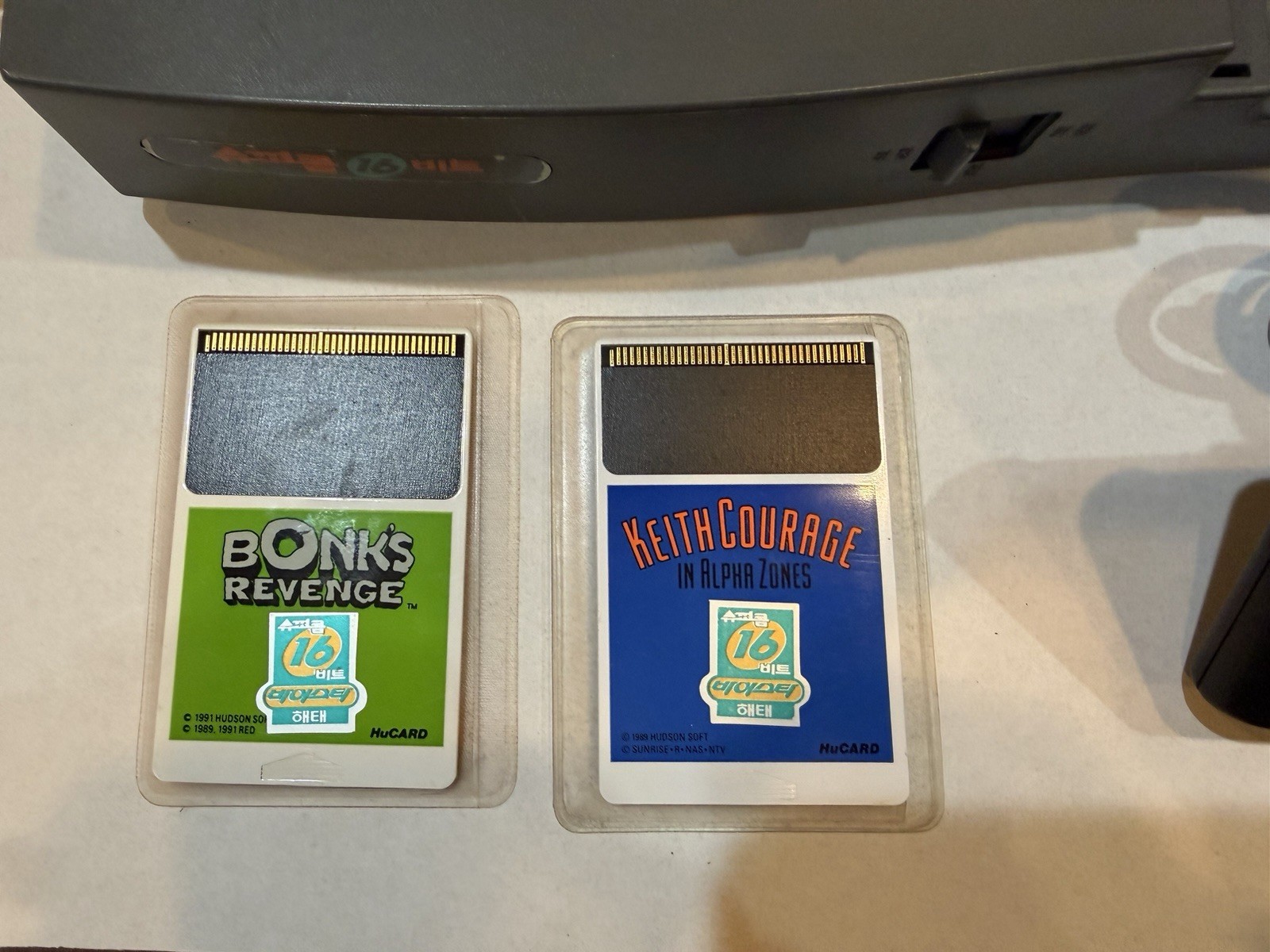 Haitai Vistar 16 HC-0016 South Korean Turbografx 16 With 2 Games! Tg16 NEC