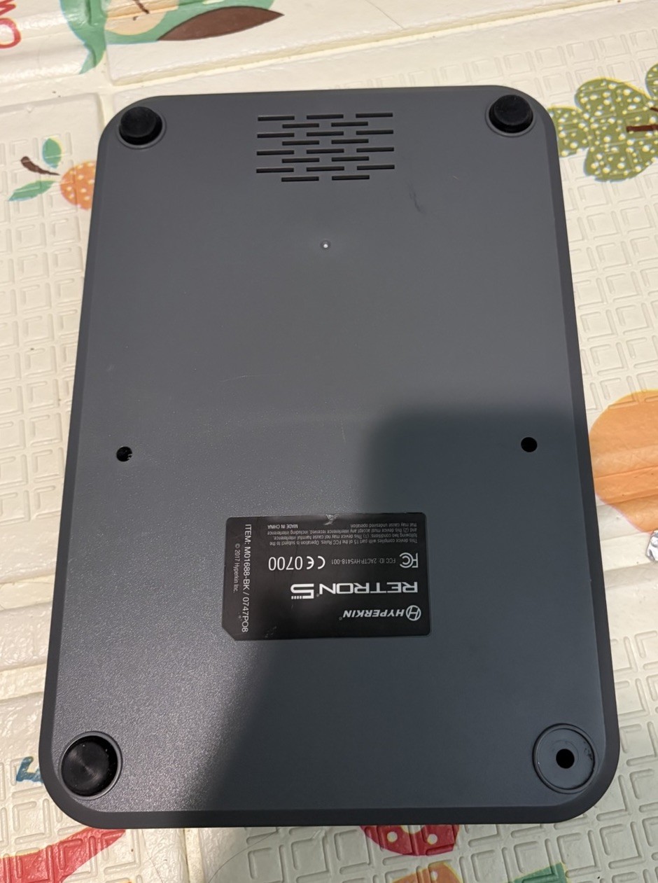 Hyperkin Retron 5 Black Console Untested + Controller NO AC CABLE – Sold As Is!