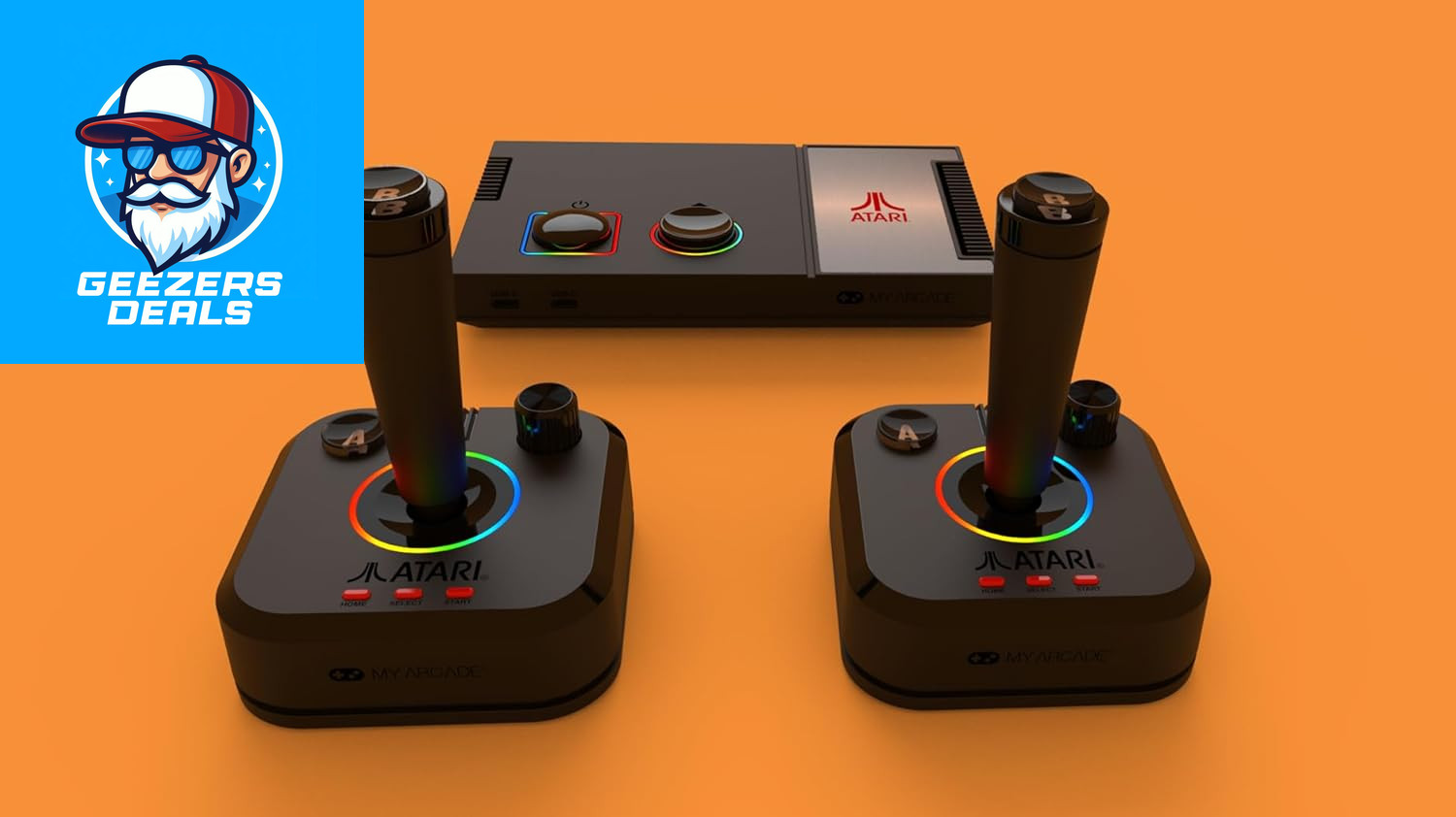 Atari Game Station Pro: Retro Video Game Console with 200+ Games, Wireless Joyst