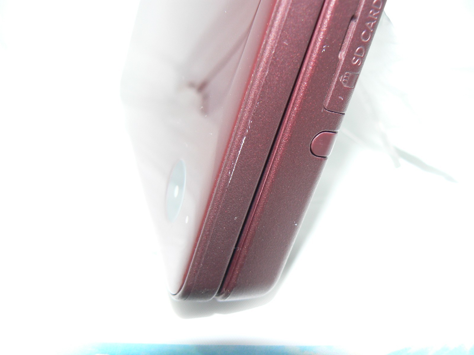 Nintendo DSi LL XL DS Burgundy Wine Red Console Used Tested NTSC-J