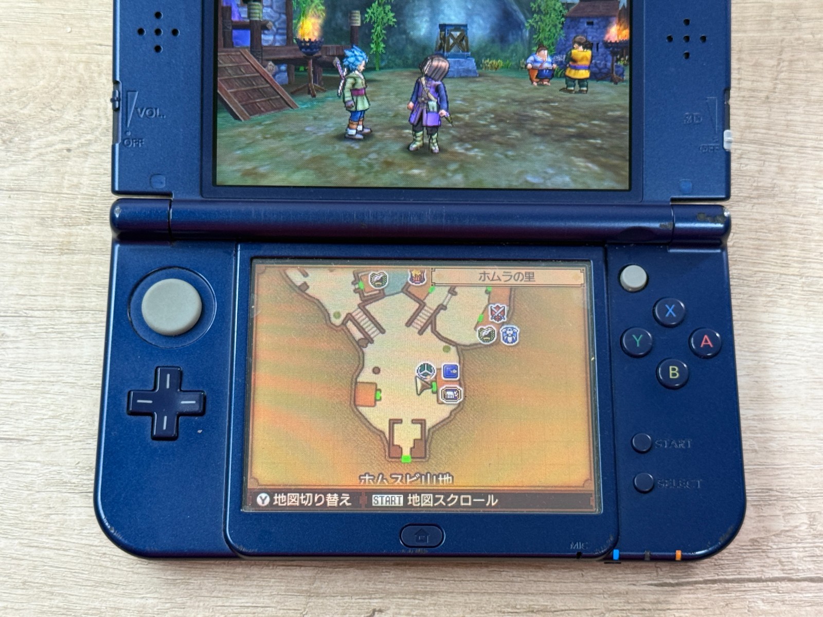 Nintendo New 3DS XL Metallic Blue Console Tested Japan ver D6232