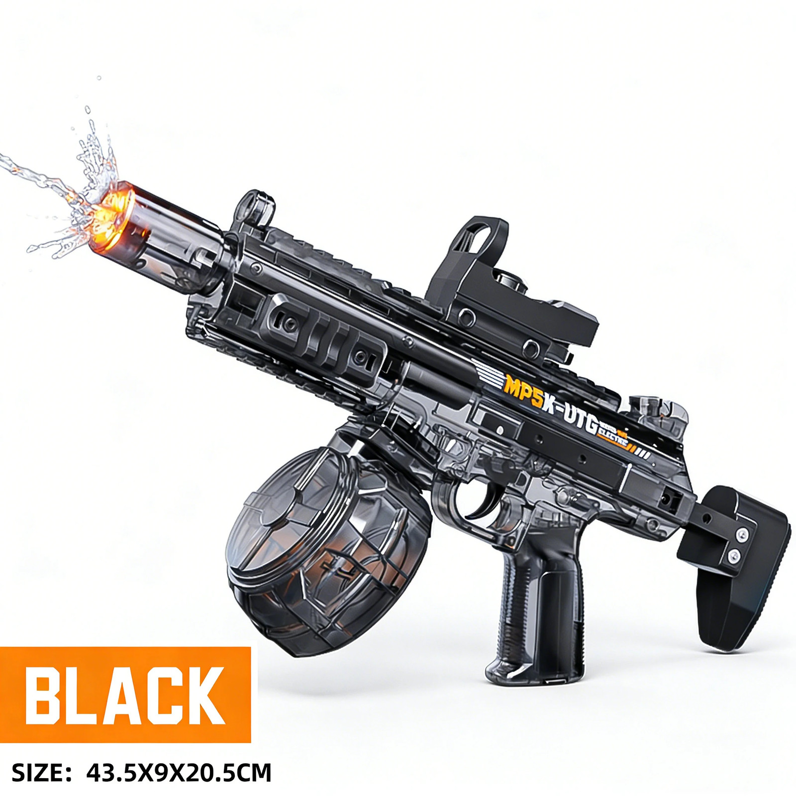 Simulated Firing and Recoil Electric Water Gun Toys Children Automatic Sensor Li