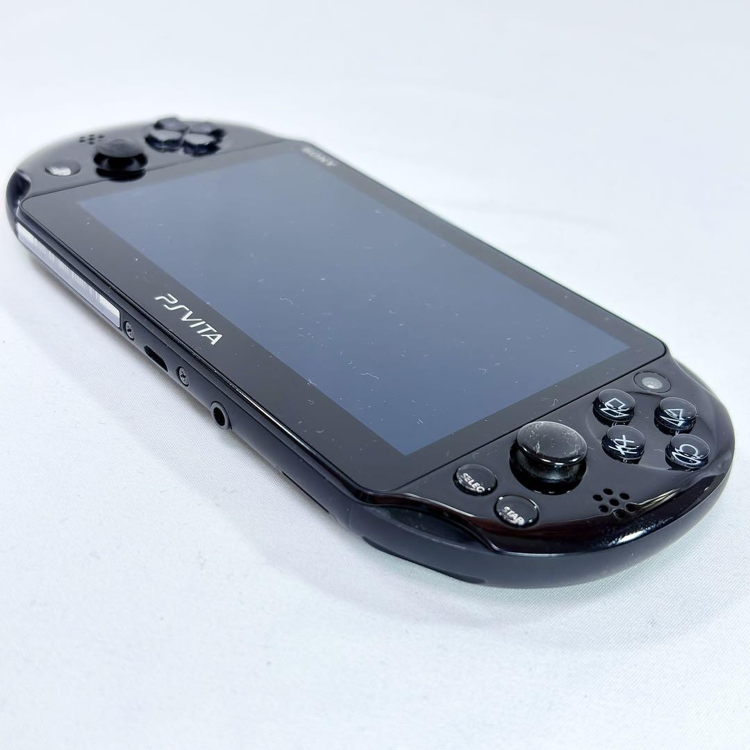 Sony PS Vita PCH-2000 ZA11 Black w/Box Wi-Fi Slim Console Japan s1341M